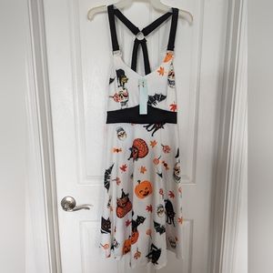 🔴5 for $20 Sleeveless Halloween Themed Dress